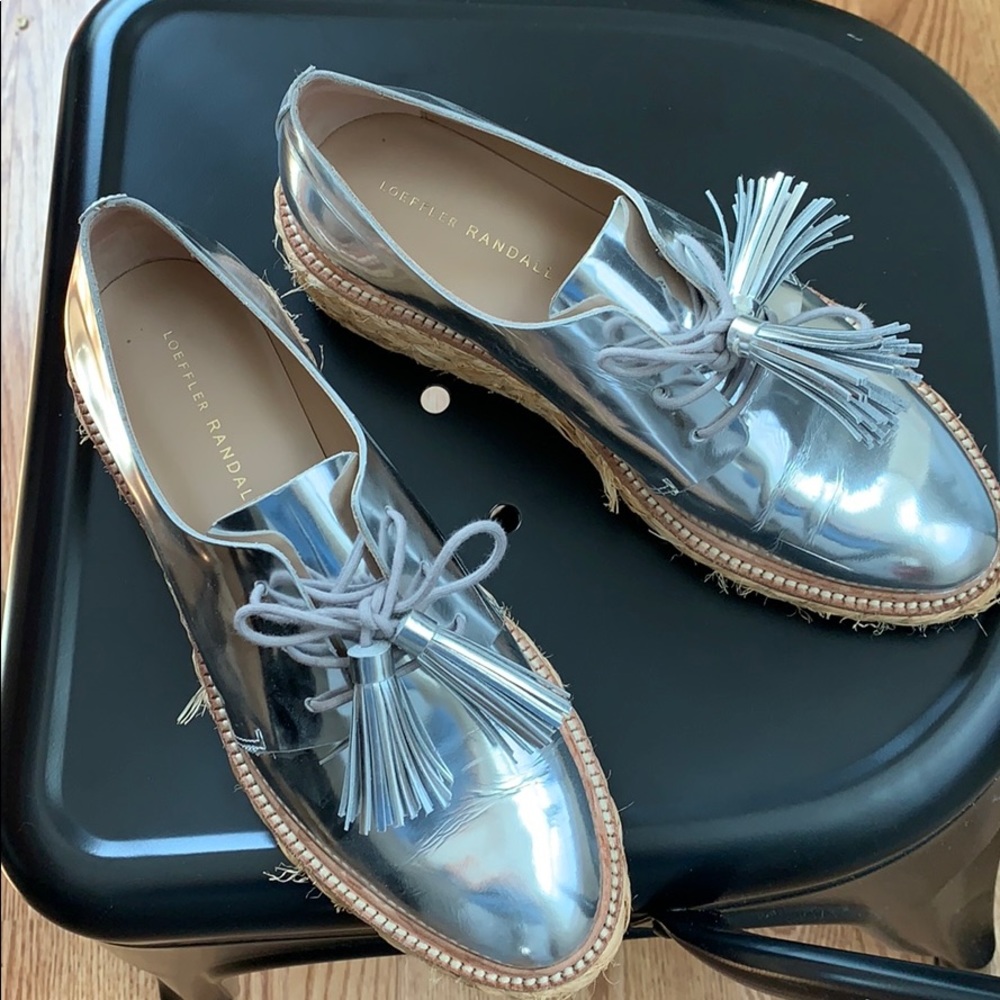 Silver Loeffler Randall oxfords
